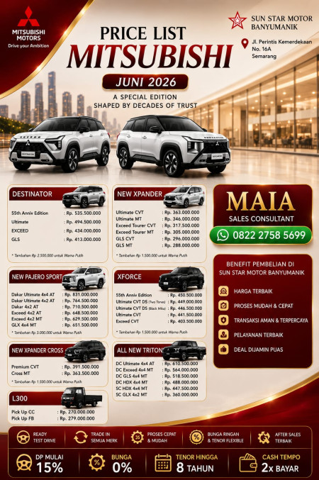 Special Price Harga Mitsubishi Passanger