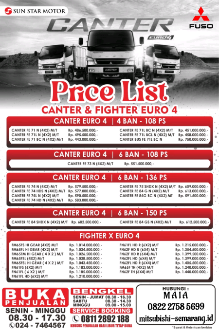 Special Price Mitsubishi Comercial Semarang
